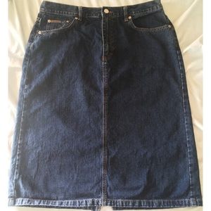 Calvin Klein size 14 women’s denim jean skirt